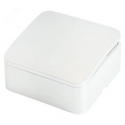 Выключатель 1-клавишный 250В 10А серия София белый STEKKER