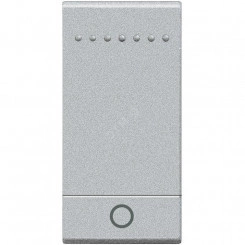 LivingLight Клавиша Лампа 1 модуль алюминий