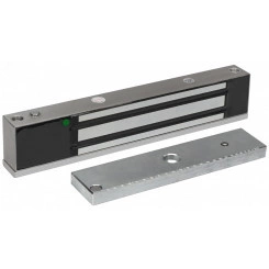 Замок электромагнитный,  уличное исполнение, СИД, датчик положения двери, IP68