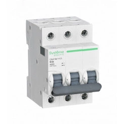 Выключатель автоматический трехполюсный 50А B 4.5kA 400В City9 Set