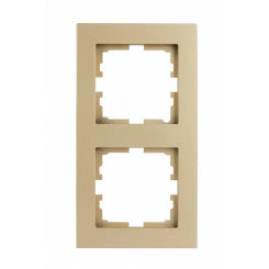 VESNA Рамка 2-ая вертикальная б/вст золото