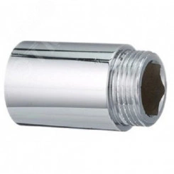 Удлинитель НВ 1/2'x50 мм, хромированный, уп Удлинитель НВ 1/2'x50 мм, хромированный, уп