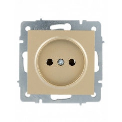 VESNA Розетка б/з ПБТ золото