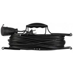 Удлинитель силовой на рамке 1 розетка без заземления 30м ПВС 2x1мм2 GREEN LINE FR-10-30m Greenline ЭРА