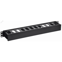 Органайзер пласт. с пальцами и крышкой 19'' 1U черн. Органайзер пласт. с пальцами и крышкой 19'' 1U черн.