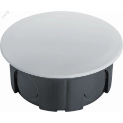 Коробка NSS-DB-SW-68-30-BL распаячная скрытого монтажа для твердых стен с крышкой черная d68х30 Коробка NSS-DB-SW-68-30-BL распаячная скрытого монтажа для твердых стен с крышкой черная d68х30