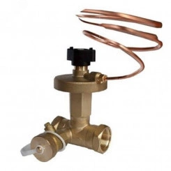 Клапан балансировочный автоматический резьбовой DN 040 PN 25 перепад давления 0,35-0,75 бар в комплекте с импульсной трубкой и дренажным краном Клапан балансировочный автоматический резьбовой DN 040 PN 25 перепад давления 0,35-0,75 бар в комплекте с импульсной трубкой и дренажным краном