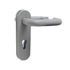 Комплект ручек СТАНДАРТ Строитель 1303 (50-90) СЕРАЯ м/о 72 мм для технических дверей Комплект ручек СТАНДАРТ Строитель 1303 (50-90) СЕРАЯ м/о 72 мм для технических дверей