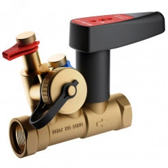 Клапан балансировочный ручной стандартной пропускной способности с дренажем резьбовой DN 025 PN 25 Kvs=7,54 м3/ч Клапан балансировочный ручной стандартной пропускной способности с дренажем резьбовой DN 025 PN 25 Kvs=7,54 м3/ч