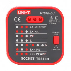 Тестер розеток UNI-T UT07B-EU