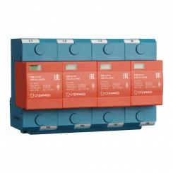 Устройство защиты от импульсных перенапряжений РИФ-Э-I+II 385/30 с (4+0) Устройство защиты от импульсных перенапряжений РИФ-Э-I+II 385/30 с (4+0)