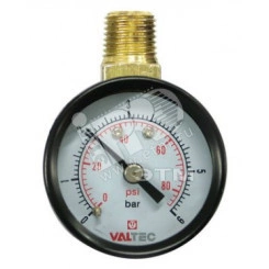 Манометр Dy40 с верхним подключением 1/4' 0-6 бар для редуктора давления