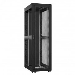 Шкаф серверный 42U 800х1200 передняя дверь: двустворчатая глухой металл IP51. задняя дверь: одностворчатая перфорированная IP20. боковые панели: без. цвет: черный RAL9005 
