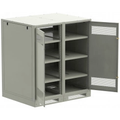 Шкаф LINEA B (пустой) 1450х1200х950мм двустворчатая металлическая дверь серый Шкаф LINEA B (пустой) 1450х1200х950мм двустворчатая металлическая дверь серый