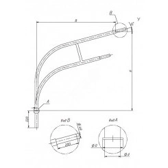 Кронштейн 1.К2-1.5-1.5-Ф2-ц