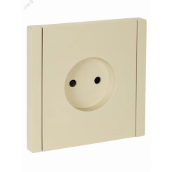 FORTE&PIANO Розетка 1-местная без заземления с защитными шторками винтовое крепление 10А FP417 ваниль IEK FORTE&PIANO Розетка 1-местная без заземления с защитными шторками винтовое крепление 10А FP417 ваниль IEK