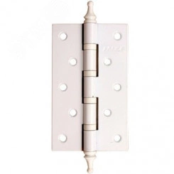 Петля дверная Аллюр 2553 4BB-CHP WW 4 подш.,коронка белая 127х76 Петля дверная Аллюр 2553 4BB-CHP WW 4 подш.,коронка белая 127х76