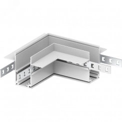 Соединитель угловой белый для низковольтного встраиваемого шинопровода Соединитель угловой белый для низковольтного встраиваемого шинопровода