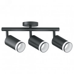 Светильник ДБО 3хGU10 без ламп наклонный черный Светильник ДБО 3хGU10 без ламп наклонный черный