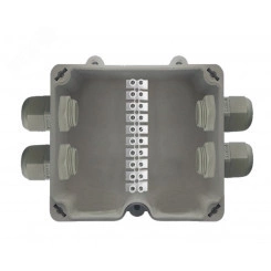 Коробка распределительная клеммная влагозащищенная КСП-10 (10мм2) IP66 АЯКС Коробка распределительная клеммная влагозащищенная КСП-10 (10мм2) IP66 АЯКС