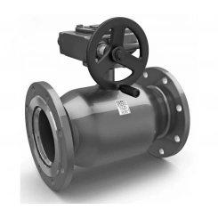 Кран шаровой фланцевый неполнопроходной DN300 PN16с редуктором Кран шаровой фланцевый неполнопроходной DN300 PN16с редуктором