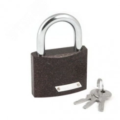 Замок навесной PD-01-63 d9мм AVERS Замок навесной PD-01-63 d9мм AVERS