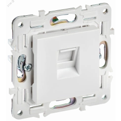 SKANDY Розетка компьютерная RJ45 кат.6 SK-K02W арктический белый IEK