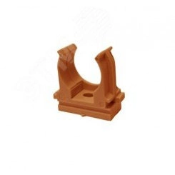 Крепеж-клипса для монтаж. пист. d25 мм (100 шт) оранжевая -Plast