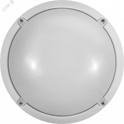 Светильник светодиодный ДБП-12вт OBL-R1-12-4K-WH-IP65-LED-SNRV1