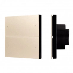 Панель кнопочная SMART-DMX512-801-22-4G-4SC-DIM-IN Gold (230V, 2.4G) (IARL, IP20 Пластик, 5 лет)