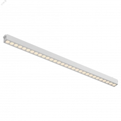 Светильник светодиодный трековый линейный Comfort L555 для магнитной системы Galakti 445х26х24 мм 30 Вт 3000 K 24 град CRI>90 белый