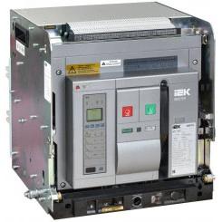 Воздушный автоматический выключатель переменного тока ВА77 выдвижного исполнения 3 полюса типоразмер F 100кА 4000А EA с набором аксессуаров: мотор привод катушка включения катушка отключения MASTER IEK