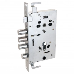 Замок врезной АЛЛЮР ЗВ1-08А-С без ц/мех.б/о для кит.металл.дверей б/руч