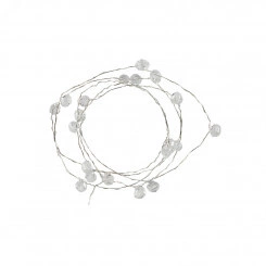 Гирлянда светодиодная на батарейках 2AA (не в/к) Бусины мини 19м 20 светодиодов Провод прозрачный ULD-S1900-020/STB/2AA WHITE IP20 BEADS MINI
