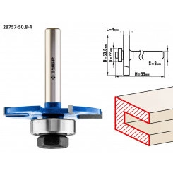 Фреза горизонтально-пазовая 50,8x4мм, хвостовик 8мм
