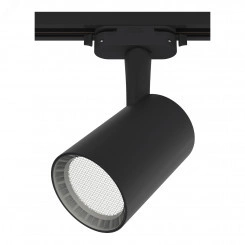 Светильник трековый, накладной, светодиодный, ARTLINE, поворотный, антибликовый, цилиндр, 75x75x115mm, 20Вт, 1700Лм, 4000К, 230В, алюминий, 9м, черный, 59735 7, Ritter