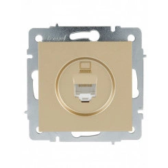 VESNA Розетка компьютерная золото