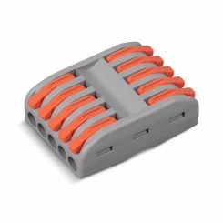 Клемма соединительная универсальная проходная 5 полюсов с рычагом 0.08-2.5/4.0 (1шт) Клемма соединительная универсальная проходная 5 полюсов с рычагом 0.08-2.5/4.0 (1шт)