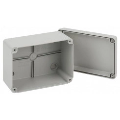 Коробка распаячнаяKORvp приборная подъездная открытой установки 150х110х85мм на винтах с гладкими стенками IP55 Коробка распаячнаяKORvp приборная подъездная открытой установки 150х110х85мм на винтах с гладкими стенками IP55