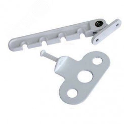 Ограничитель открывания окна Москва L-110 мм белая арт.1-5640 Б Ограничитель открывания окна Москва L-110 мм белая арт.1-5640 Б