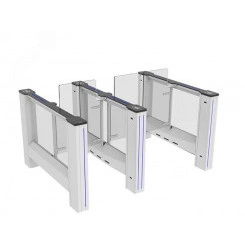 Турникет с распашными створками двухпроходный SWING GATE SWG90M комбинированный, ширина прохода 550 + 900 мм