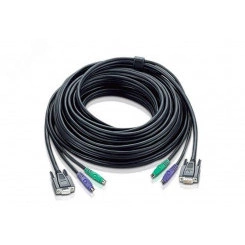 Кабель KVM VGA, PS/2 Standard, 10 м.