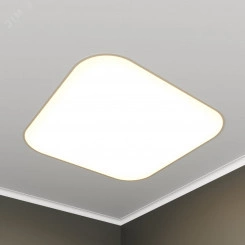 Светильник светодиодный RVE-LBX-BOX-SOFT-1246-VG (Квадрат закругл. 1246х1246х130мм 158Вт встраиваемый под шпаклевку 4000K Белый)