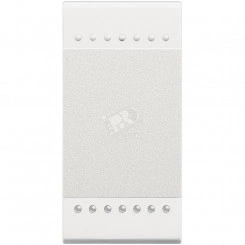 LivingLight Переключатель промежуточный с механическими клеммами 1 модуль белый