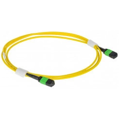 Сборка  кабельная волоконно-оптическая MPO (Female) - MPO (Female). 12 ОВ. OS2. 3 метра