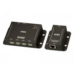 Удлинитель USB 50 метров, 4 порта, USB 2.0, RJ45