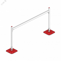 Опорная конструкция для горизонтальных прямоугольных воздуховодов и металлических лотков кабеленесущих систем TECHNORAPTOR FOOT 1000х500 Опорная конструкция для горизонтальных прямоугольных воздуховодов и металлических лотков кабеленесущих систем TECHNORAPTOR FOOT 1000х500