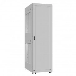Шкаф серверный 42U 800х1000 передняя дверь: одностворчатая глухой металл IP51. задняя дверь: двустворчатая перфорированная IP20. боковые панели: перфорированные. цвет: серый RAL7035 