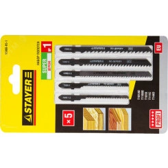 Пилки для лобзика T-хвост., SUPER №1 Пилки для лобзика T-хвост., SUPER №1