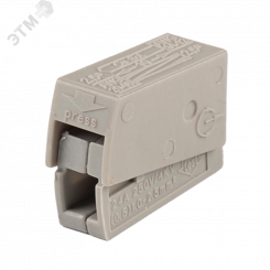 Клеммы монтажные для подключения светильников PTC-2P 224-101 400V 24A 0,5-2,5 mm2 / 100 шт.